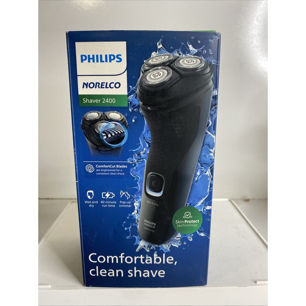Philips Electric Shaver 2400 Rechargeable with Pop-Up Trimmer